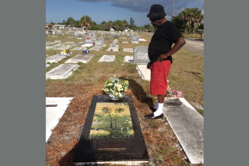 Willie Daniels grieves for his brother Johnny Daniels